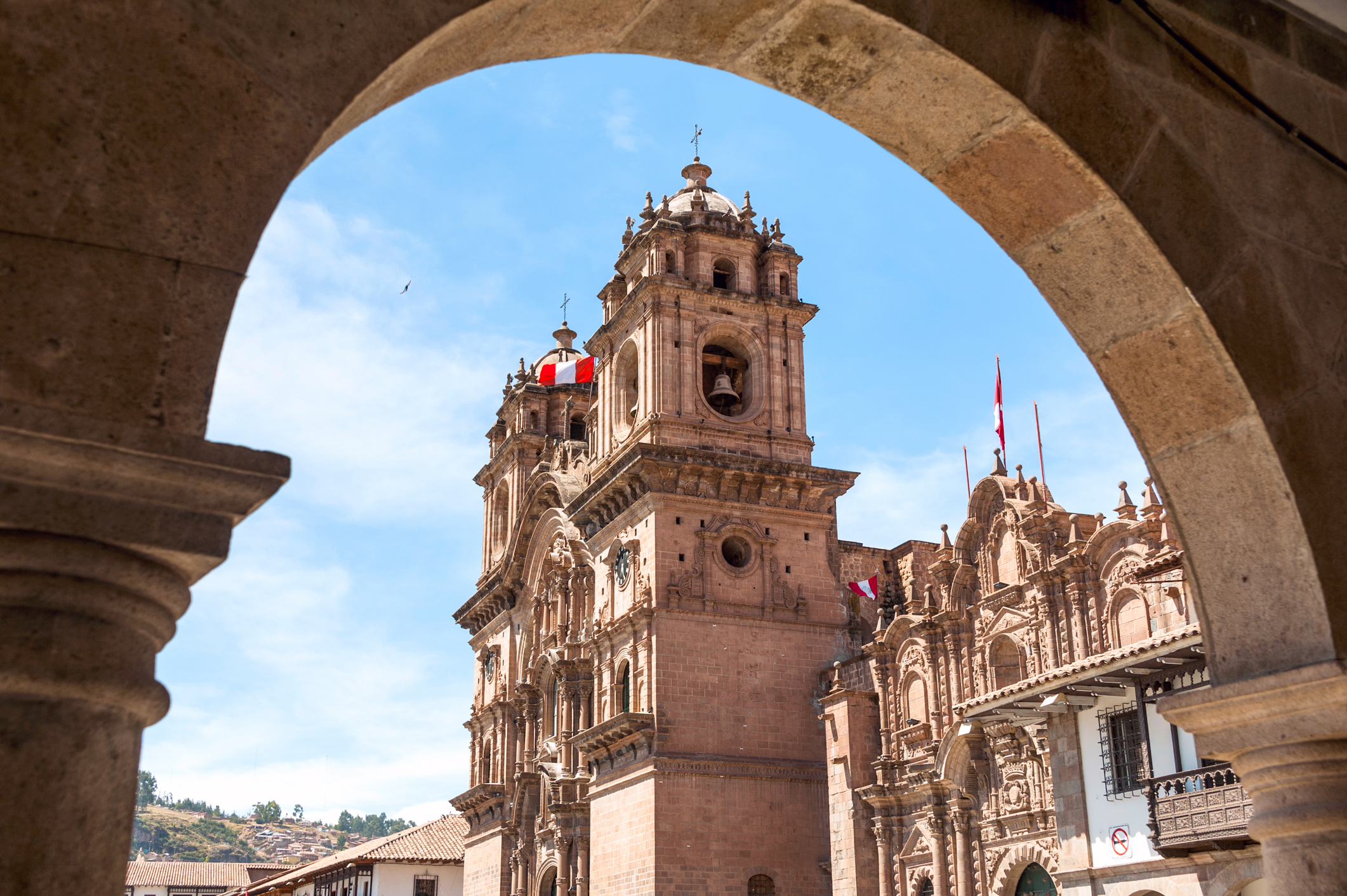 City of Cuzco in Peru, South America